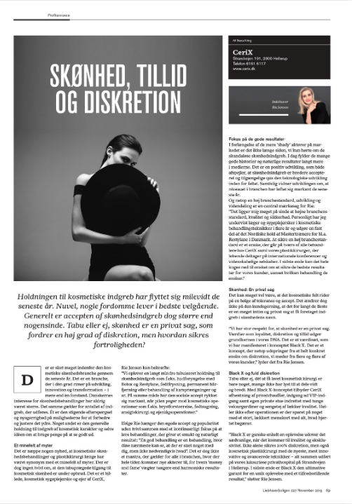 Liebhaverboligen 227 Cerix Medical Aesthetic Clinic Plastic Surgery