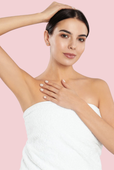 sved under armene, botox